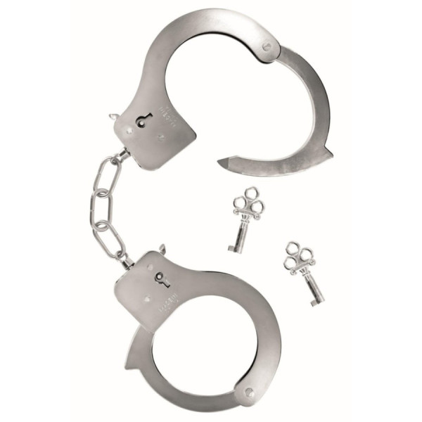 Menottes pour poignet en métal avec 2 clefs pour utilisateurs confirmés 